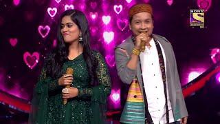 Yeh Raat Bheegi Bheegi  Pawandeep & Sayli Perfprmance  Indian Idol 12  Studio HD