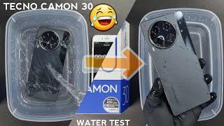 Tecno Camon 30 Water Test  The Very First Ultimate Water Test Of Tecno Camon 30
