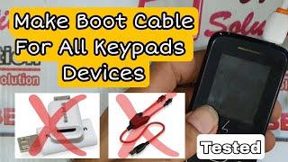 How To Make Boot Cable For Keypad Mobiles No Need Boot Jig & Auto Boot Cable - UrduHindi