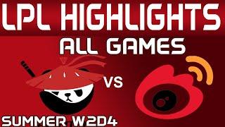 AL vs WBG Highlights ALL GAMES LPL Summer 2024 Anyones Legend vs Weibo Gaming by Onivia