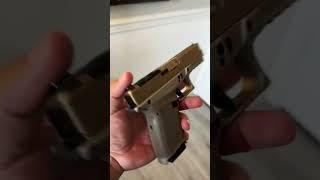 MATRIX ARMS MX19 GLOCK WITH IOS CUT AND TIMNEY TRIGGER FDE FRAME WITH BRONZE POLISHED SLIDE