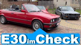 BMW E30 320iC vs. 325i - Vergleich Fahrtest Beschleunigung Sound