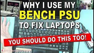This is why I always use my Bench PSU when repairing laptops