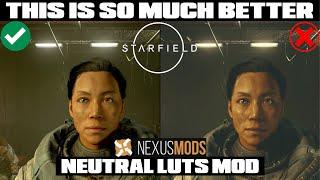 Starfield - Fix For Washed Out SDR Picture - Nexus Neutral LUT MOD For PC - This Is So Much Better