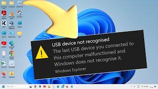 How To Solve USB Device Not Recognized Fix  USB Device Not Recognized in Windows 1110