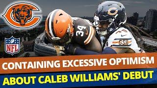  Applying Brakes to Wild Optimism over Caleb Williams Debut  chicago bears news today