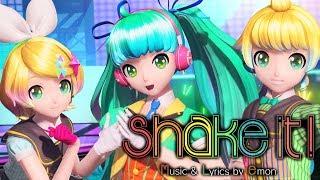 60fps Full shake it シェイクイット - Hatsune Miku Rin Len 初音ミク 鏡音リン レン DIVA English Romaji PDA FT