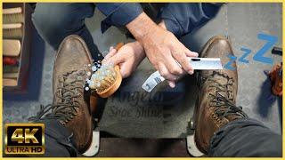 BEST SHOE SHINER?  ANGELO SHOE SHINE ASMR