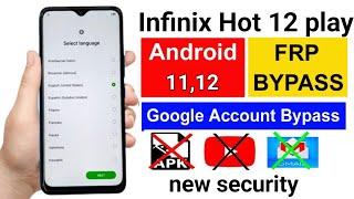 Infinix x6816c frp bypass  infinix hot 12 play Google account bypass  new solution without pc