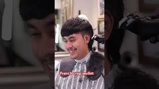 French crop mullet ️️#ตัดผม #ทรงผมชาย #hairstylist #haircut
