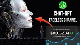 How I Made a Faceless YouTube Channel USING ONLY Chat Gpt And  AI  Youtube automation