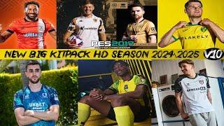 PES 2017 NEW MEGA KITS PACK HD SEASON 2025 V10 AIO FOR ALL PATCH