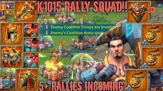 lords mobile EMPEROR T3 RALLY TRAP DESTROYS k1015 RALLY SQUAD 2000% BAMBOOZLES BZR SSQ CT2 