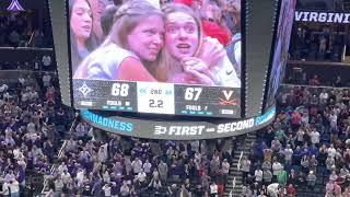 Furman Vs. Virginia Final Minute ARENA POV