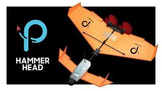 How to Fold Hammerhead + EPIC FLIGHT TEST — Canard Paper Airplane — POWERUP 4.0