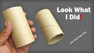 Look What I Did With Toilet Paper Roll  Smart recycling idea