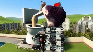 SKIBIDI TOILET GIANT GMAN VS ALL TV MAN MECHA BOSS & CAMERAMAN MECHA BOSS IN GARRYS MOD