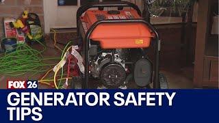 Carbon monoxide safety tips from Spring firefighters residents use generators after Hurricane Beryl