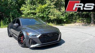 2024 Audi RS7 POV Start Up Test Drive Walkaround and Review