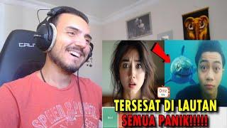 PANIK TERSESAT DI LAUTAN ANGKER SAMPAI DI KEJAR HIU - OME TV INTERNASIONAL Reaction