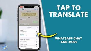 Tap to Translate  Enable Tap to Translate on Google Translate Language translator app for whatsapp