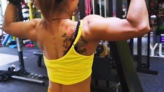 Sexiest Female Fitness Motivation 2019  Asian Female Workout in the Gym