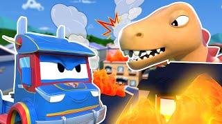 Die Dinosaurier sind zurück Das Rettungsteam muss SCHNELL sein  Auto & Trucks Rettung für Kinder