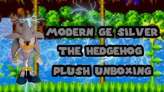 GE Modern Silver the Hedgehog Plush Unboxing