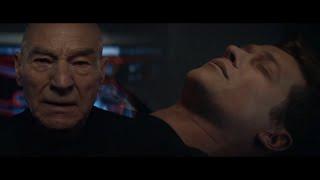Star Trek Picard 3x3 Picard s Son Jack Crusher is Dying Emotional Scenes  Dope Acting Scenes