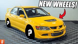 Restoring a Mitsubishi EVO VIII with a NEW paint job NEW wheels & loads of carbon fiber Part 4