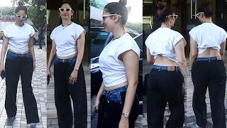 Ye Kaisi Tshirt Hai Tamannaah Bhatia Purposely Flaunting Her Back Snapped By Media