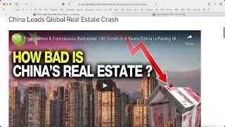 China Leads Global Real Estate Crash