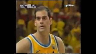 2001 Euroleague f4 final Maccabi-Panathinaikos