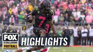 No. 9 UCLA vs. No. 10 Oregon Highlights  CFB on FOX