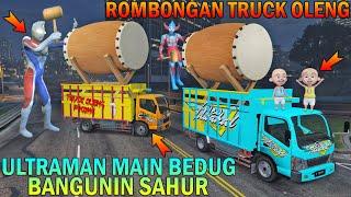 ULTRAMAN BERMAIN BEDUG RAKSASA KONVOI BANGUNIN SAHUR UPIN IPIN SENANG