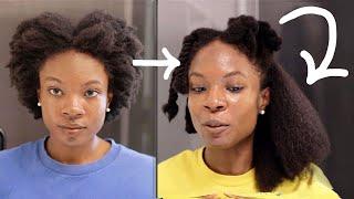 How To SAFELY BLOW DRY THICK DENSE 4C NATURAL HAIR STRAIGHT