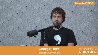 George Hotz founder of Comma.ai on how his system picks up on intuitive clues and tries to mimic