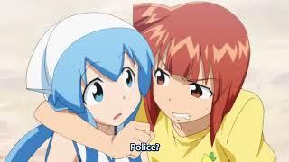 Squid Girl OVA 3 Scene Squid Girl gets arrested
