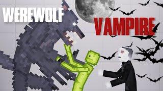 Vampire vs Werewolf - Who would win ? People Playground