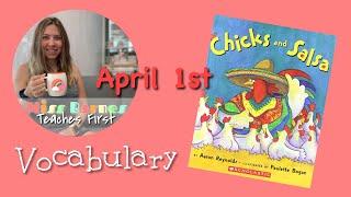 Chicks and Salsa Vocabulary Lesson 412020