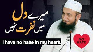 I have No Hate in My Heart میرے دل میں نفرت نہیں  Molana Tariq Jameel Bayan