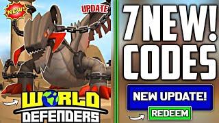 TODAY CODES WORLD DEFENDERS ROBLOX CODES 2024 - WORLD DEFENDERS CODES 2024