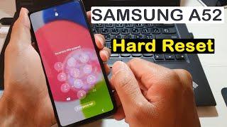 SAMSUNG A52 Hard reset Forgot Password طريقة عمل فورمات بعد نسيان كلمة السر