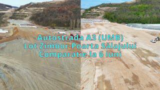 Autostrada A3 lot Zimbor Poarta comparație la 6 luni