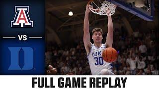 Arizona vs. Duke Full Game Replay  2023-24 ACC Men’s Basketball