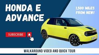 Walk round video of a Honda E Advance spec  from The Electric Car Guys