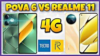 Tecno Pova 6 vs Realme 11  Specification  Comparison  Features  Price