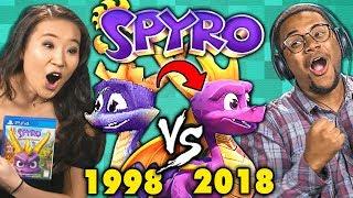 SPYRO Old vs New 1998 vs 2018  React Gaming