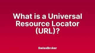 What is the meaning of a Universal Resource Locator URL? Audio Explainer