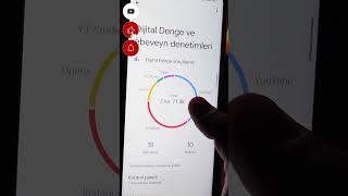 Android Telefonlarda Uygulama Kullanım Süresi Koyma #shorts